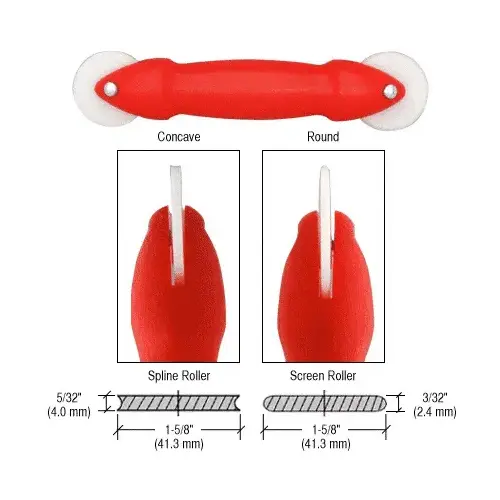 Basic Combination Nylon Wheel Screen and Spline Roller