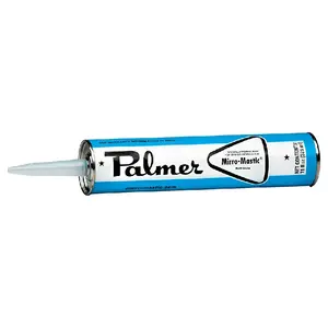 Palmer PM601T Mirro-Mastic -11 Ounce Cartridge Black