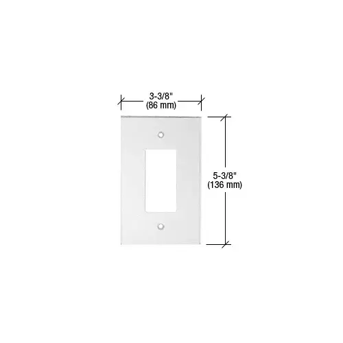 CRL Clear Single Designer Acrylic Mirror Plate