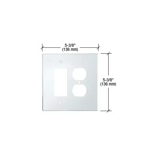 Clear Designer and Duplex Combo Acrylic Mirror Plate Clear Designer and Duplex Combo Acrylic Mirror Plate