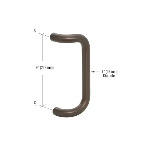 Bronze 9" Centerline to Centerline Pull Handle