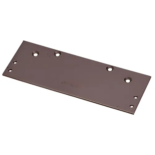 Wide Drop Plate, Surface Closer Accessory, 9-3/4" Length, 3-3/8" Height, PR40 Series Compatibility, Dark Bronze Finish Wide Drop Plate, Surface Closer Accessory, 9-3/4" Length, 3-3/8" Height, PR40 Series Compatibility, Dark Bronze Finish