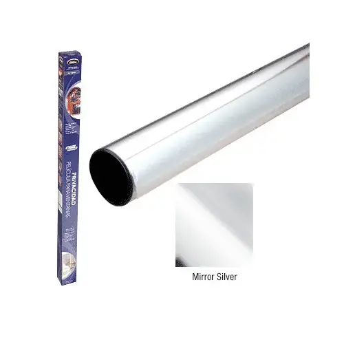 Silver 36" x 100 ft Reflective Mirror Window Film100 ft. Roll