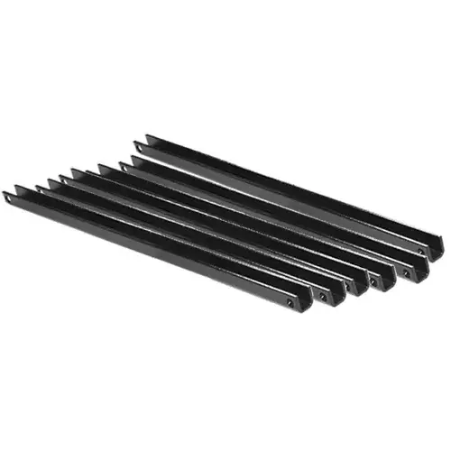 Zinc Plated 1/4" HR Steel Stanchion 42" Long Matte Black