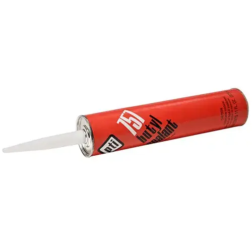 White PTI 707 Butyl Rubber Sealant