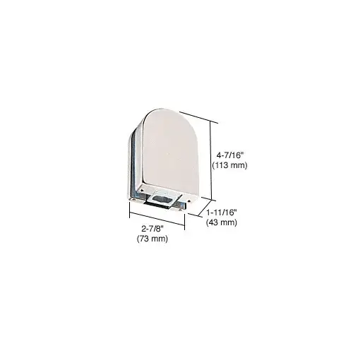 Polished Stainless PTH Series Bottom Door Patch Fitting Polished Stainless PTH Series Bottom Door Patch Fitting