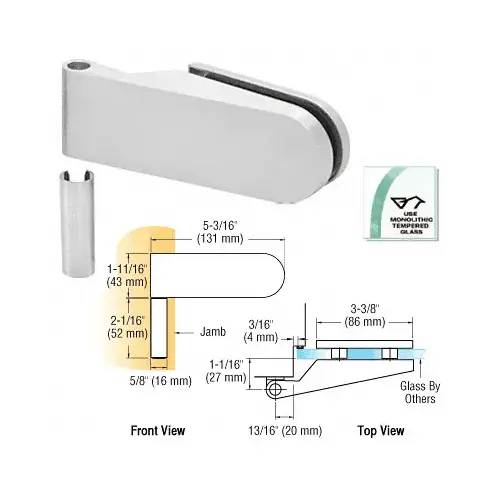 Satin Anodized Valencia Free Swinging Interior Door Hinge Satin Anodized Valencia Free Swinging Interior Door Hinge