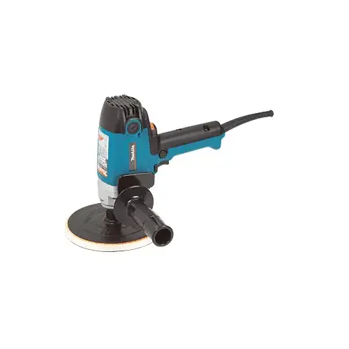 Makita Vertical Polisher Corded 7.9A Motor with 7" Round Hook and Loop Pad