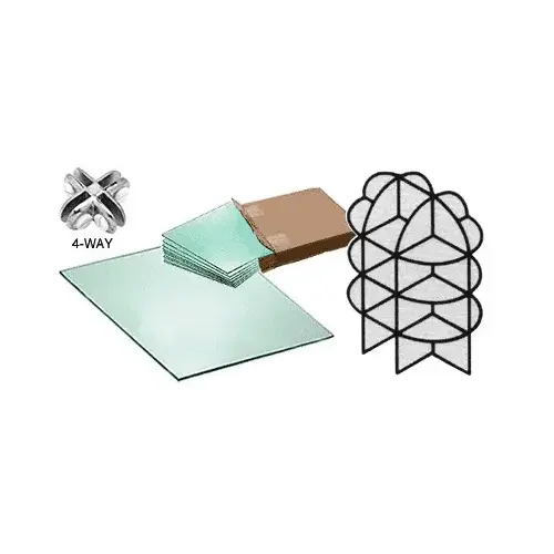 QS8 18 Section Quarter Round Tempered Glass Displayer with Chrome Connectors QS8 18 Section Quarter Round Tempered Glass Displayer with Chrome Connectors