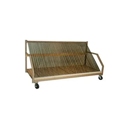 100 Piece Window Fabricator's Mobile Harp Rack