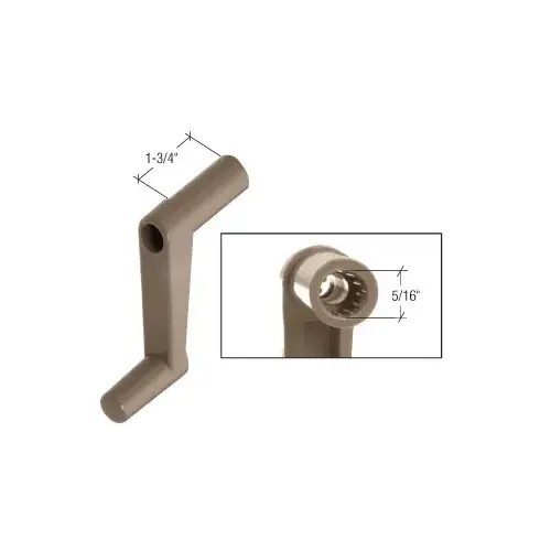 1-3/4" RV Window Crank Handle Tan