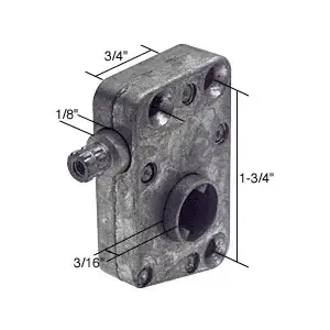 CRL R7020 Left Hand Window Slant Sill Operator 1-3/4" Screw Holes