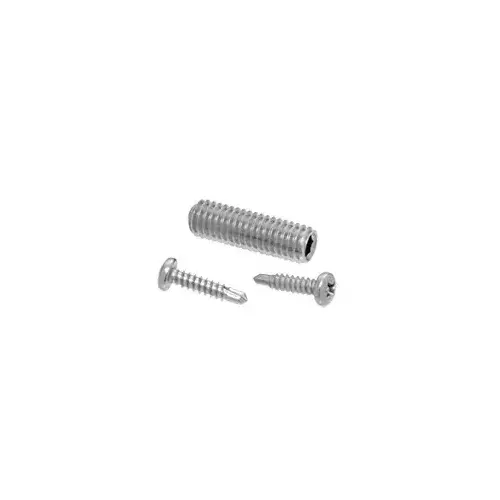 Satin Anodized Replacement Screw Pack for Concealed Mount Hand Rail Bracket Satin Anodized Replacement Screw Pack for Concealed Mount Hand Rail Bracket