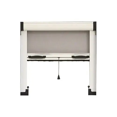 White 39" Retractable Window Screen