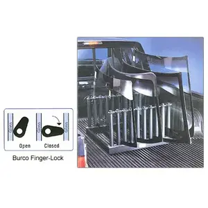Burco S05B 18" 5-Lite Burco Redi Rack Black