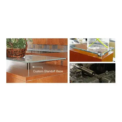 Custom Oil Rubbed Bronze 1" Diameter Standoff Base Custom Oil Rubbed Bronze 1" Diameter Standoff Base