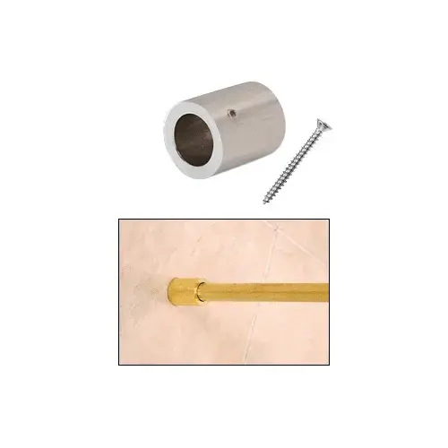 CRL Brushed Nickel Slim Line Wall Mount Fitting