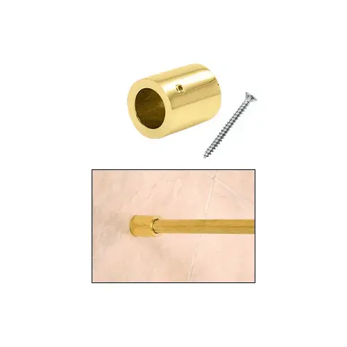 CRL Polished Brass Slim Line Wall Mount Fitting CRL Polished Brass Slim Line Wall Mount Fitting