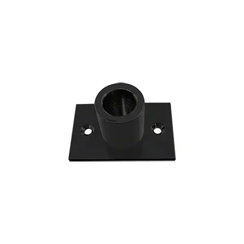 CRL Matte Black Wall Mount Top Fitting