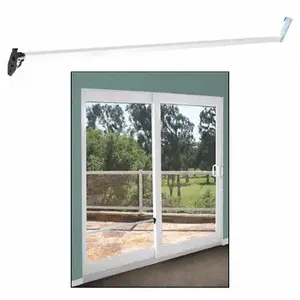CRL S4220 White Security Bar for Sliding Glass Doors
