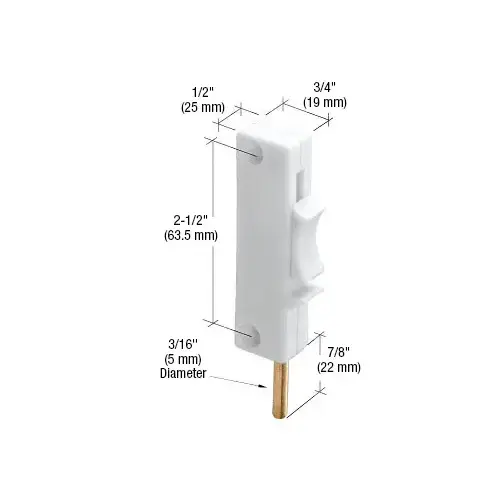 White Sliding Window Lock