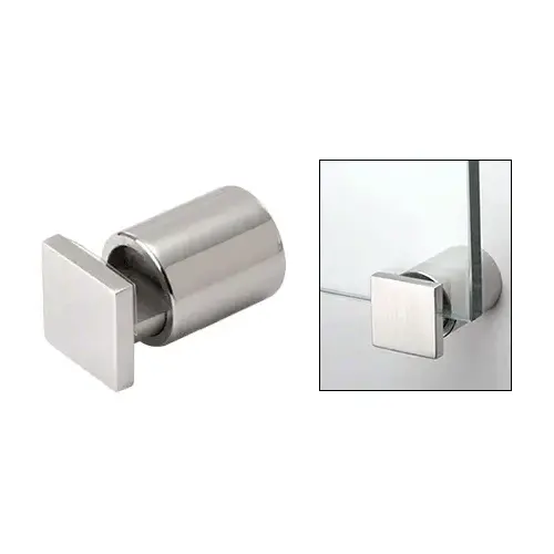 316 Polished Stainless 1-1/4" Square Cap Adjustable Edge Grip 316 Polished Stainless 1-1/4" Square Cap Adjustable Edge Grip