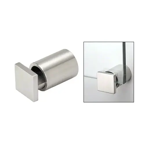 316 Brushed Stainless 1" Square Cap Adjustable Edge Grip