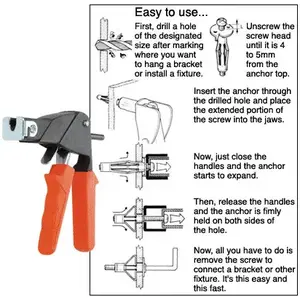 CRL SAT1980U Molly Type High Speed Installer