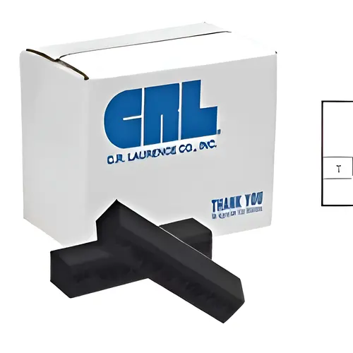 1/2" x 1/2" x 2" Neoprene Setting Blocks - 80 Durometer Black 1/2" x 1/2" x 2" Neoprene Setting Blocks - 80 Durometer Black