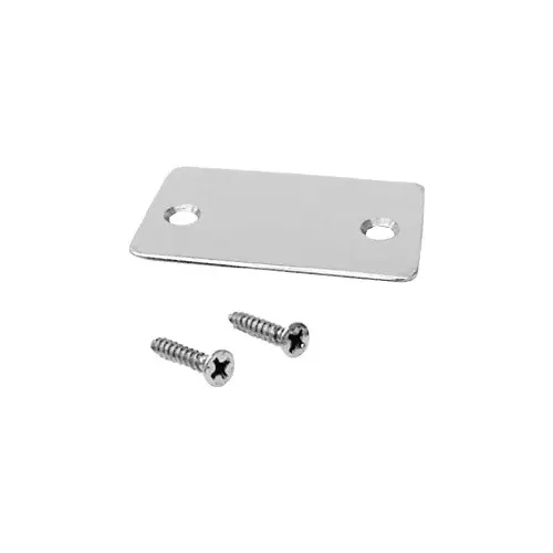 Polished Stainless End Cap with Screws for Shallow U-Channel Polished Stainless End Cap with Screws for Shallow U-Channel