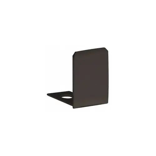 CRL Oil Rubbed Bronze End Cap for 1/2" Deep U-Channel