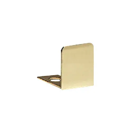 CRL Polished Brass End Cap for 3/8" Deep U-Channel