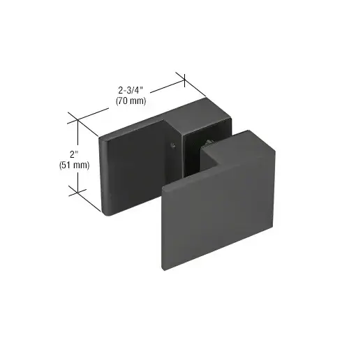 CRL Matte Black Back-to-Back Paddle Knob CRL Matte Black Back-to-Back Paddle Knob