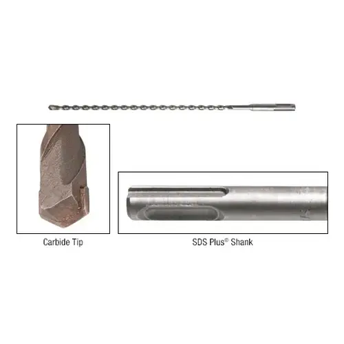1/4" Heavy Duty Masonry Drill - 8" Length 1/4" Heavy Duty Masonry Drill - 8" Length