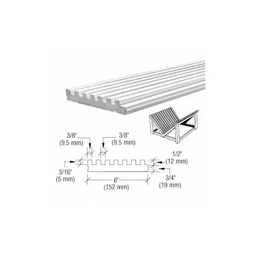 PVC Slot Rack Flooring Black
