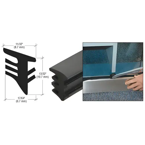 Black Universal Roll-In Store Front Vinyl - 100' Roll Black Universal Roll-In Store Front Vinyl - 100' Roll