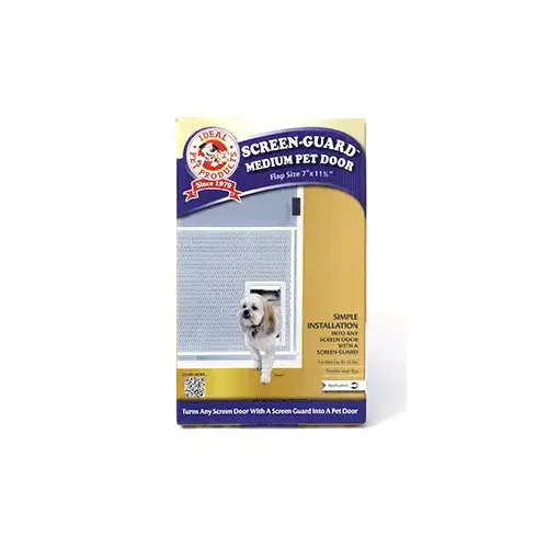 White Screen-Guard Pet Door - Medium White Screen-Guard Pet Door - Medium