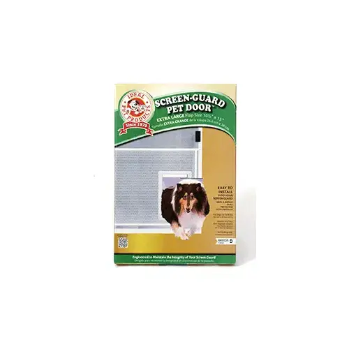 White Screen-Guard Pet Door - Extra Large White Screen-Guard Pet Door - Extra Large