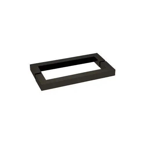 Oil Rubbed Bronze "SQ" Style 18" Back-to-Back Towel Bar Oil Rubbed Bronze "SQ" Style 18" Back-to-Back Towel Bar