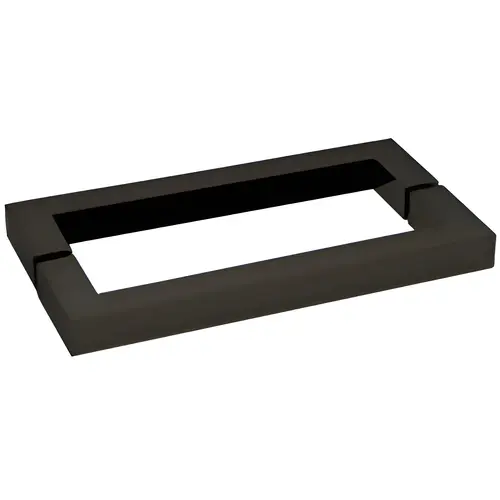 Oil Rubbed Bronze "SQ" Style 18" Back-to-Back Towel Bar Oil Rubbed Bronze "SQ" Style 18" Back-to-Back Towel Bar