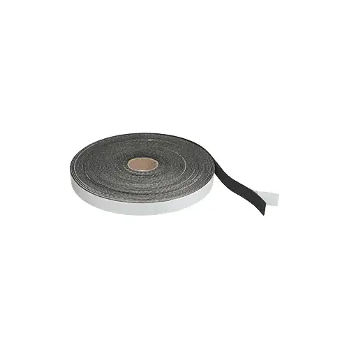 3/4" Wide Black Sponge Rubber Desk Stripping - 50' Roll