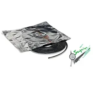 Super Spacer SS31666BL Black 3/16" Thick x 3/16" Wide Edgetech 66' Roll