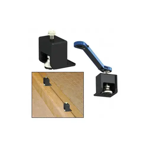 Super Shim Shower Door Leveler Pair Black Super Shim Shower Door Leveler Pair Black