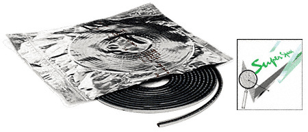 Super Spacer SS31634BL Black 3/16" Thick x 3/4" Wide Edgetech 66 Foot Roll