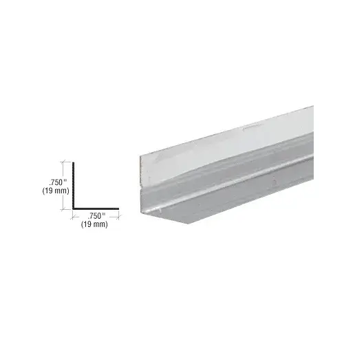 3/4" Stainless Steel L-Angle - 144" Stock Length - pack of 10 3/4" Stainless Steel L-Angle - 144" Stock Length - pack of 10