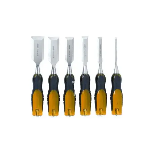 6-Piece Deluxe Steel Glaziers Chisel Set 6-Piece Deluxe Steel Glaziers Chisel Set