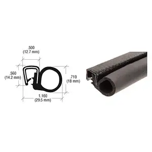 Trim Seal ST36A Black 25 ft Bulb