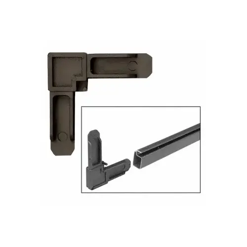 Bronze 1/4" Square Cut Screen Frame Corners Bronze 1/4" Square Cut Screen Frame Corners