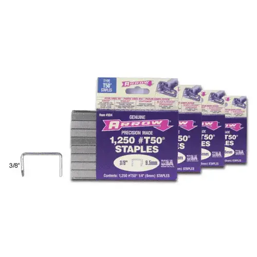 3/8" Arrow T50 Staples 3/8" Arrow T50 Staples