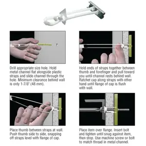 CRL TB1213-XCP10 Snaptoggle 1/2" - 13 Toggle Anchor - pack of 10
